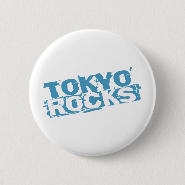 Tokyo schaukelt Knopf Button (Vorderseite)