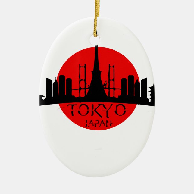 Tokyo-Sehenswürdigkeit Keramikornament (Vorne)