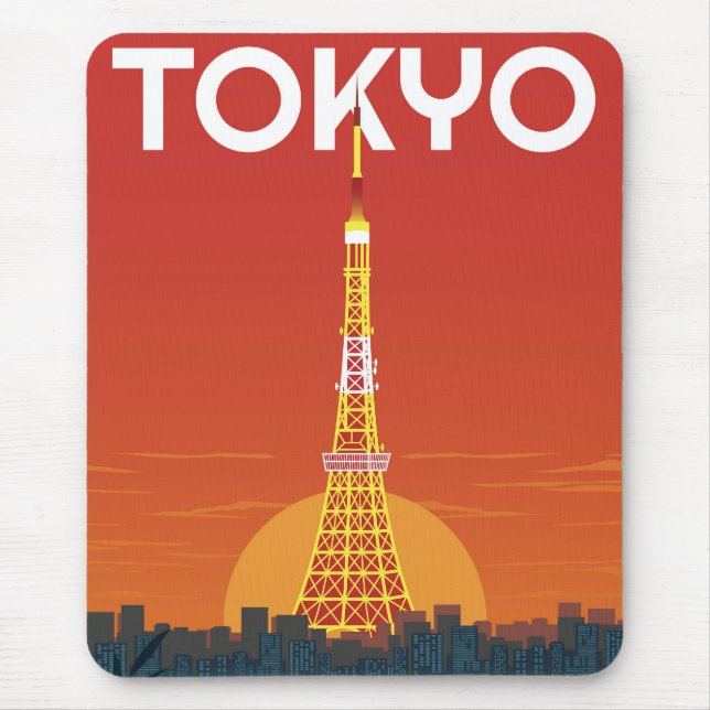 Tokyo-Sehenswürdigkeit Mousepad (Vorne)