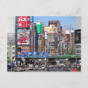 Tokyo Shinjuku Postcard Postkarte