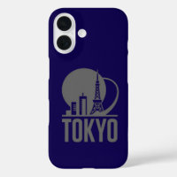 Tokyo Skyline Circle Design