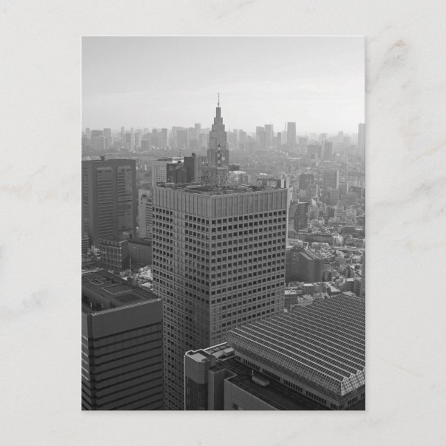 Tokyo Skyline Postkarte (Vorderseite)