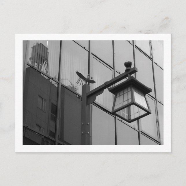 Tōkyō Straßenlaternen: Asakusa Postkarte (Vorderseite)