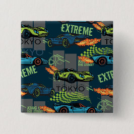 Tokyo Street Racing Pattern Button