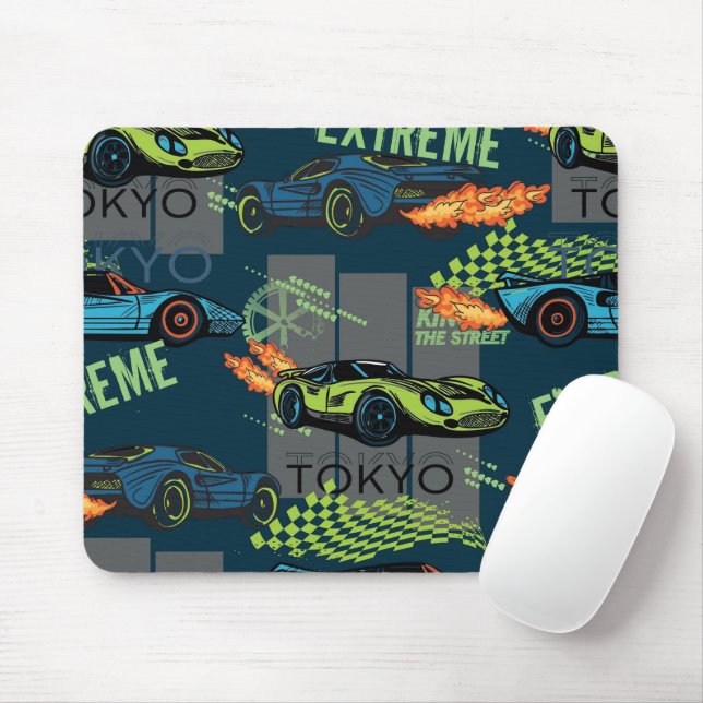  Tokyo Street Racing Pattern Mousepad (Mit Mouse)