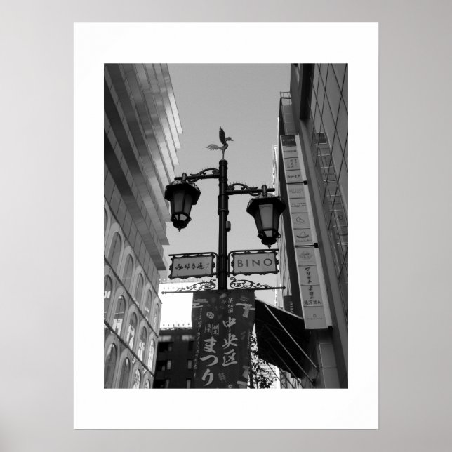 Tokyo Streetlights: Miyuku-dori, Ginza Poster (Vorne)