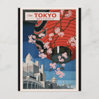 Tokyo Tour, Vintage-Reiseplakat,