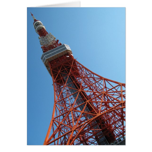 Tokyo Tower 東 京 タ Grußkarte (Vorne)
