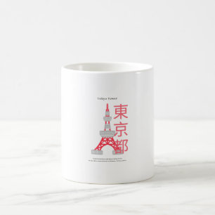 Tokyo Tower - Berühmte Sehenswürdigkeit in Japan Kaffeetasse