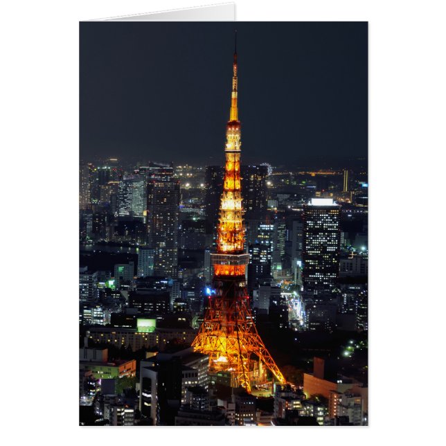 Tokyo Tower by Night: (Vorne)