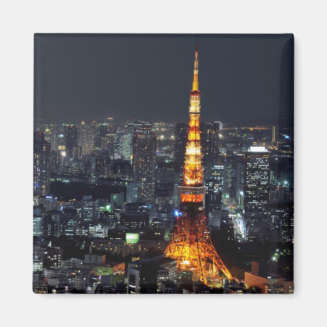 Tokyo Tower by Night: Magnet (Vorne)