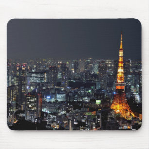 Tokyo Tower by Night: Mousepad