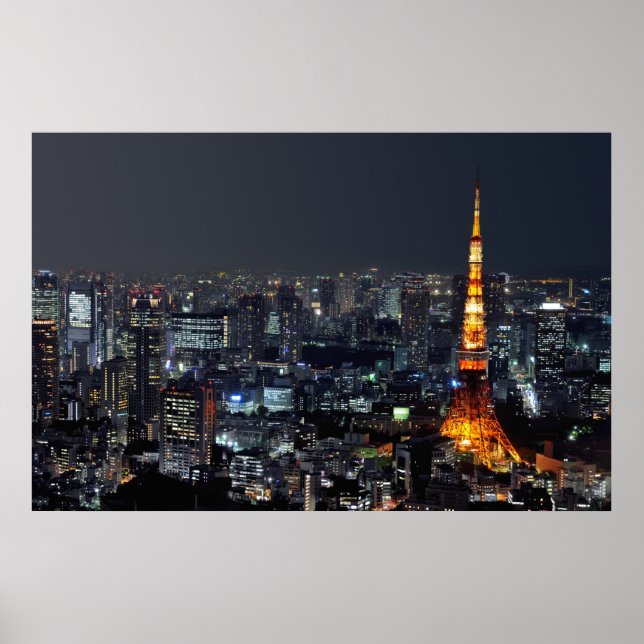 Tokyo Tower by Night: Poster (Vorne)