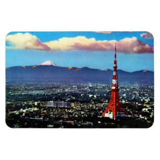 Tokyo Tower & Fuji (1960) Magnet