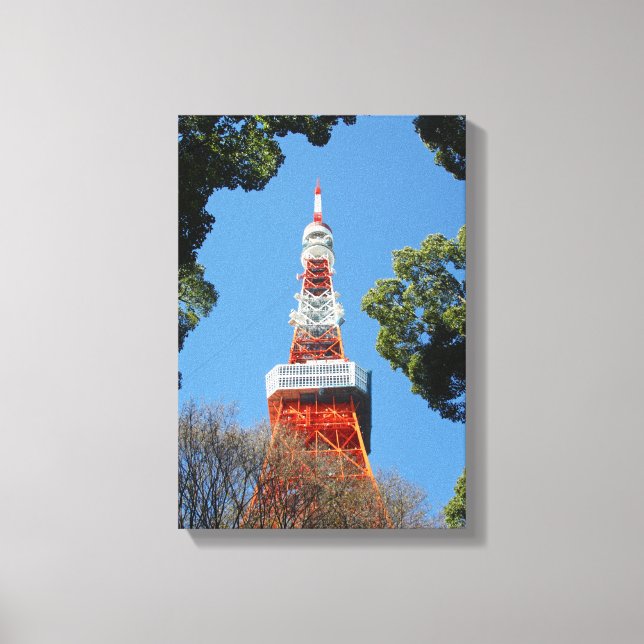 Tokyo Tower, Japan Leinwanddruck (Vorderseite)