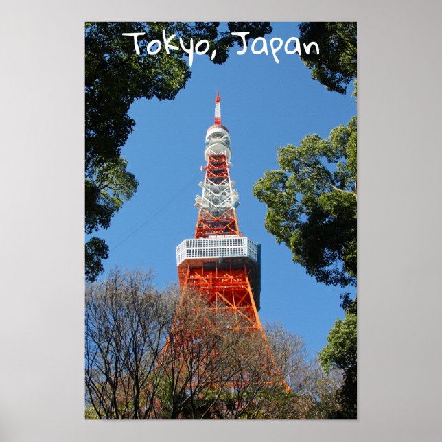 Tokyo Tower, Japan Poster (Vorne)