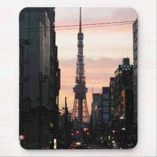 Tokyo Tower Sonnenaufgang 東京タワー日の出 Mousepad