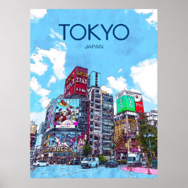 Tokyo Travel Poster