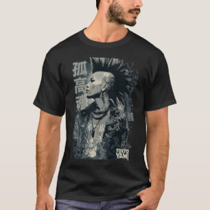Tokyo Yami – Lone Soul Punk mit japanischer Typogr T-Shirt