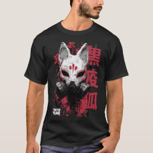 Tokyo Yami – Schwarze Seuche Fuchs mit japanischer T-Shirt