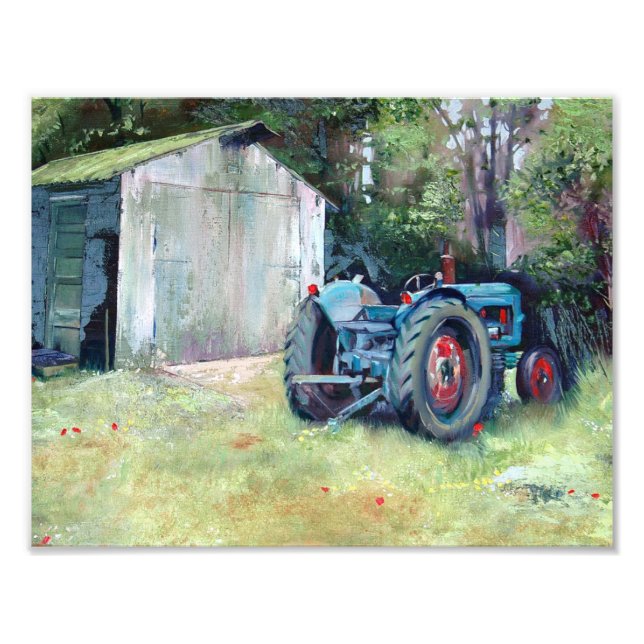 T'ol Tractor Fine Art Print Fotodruck (Vorne)