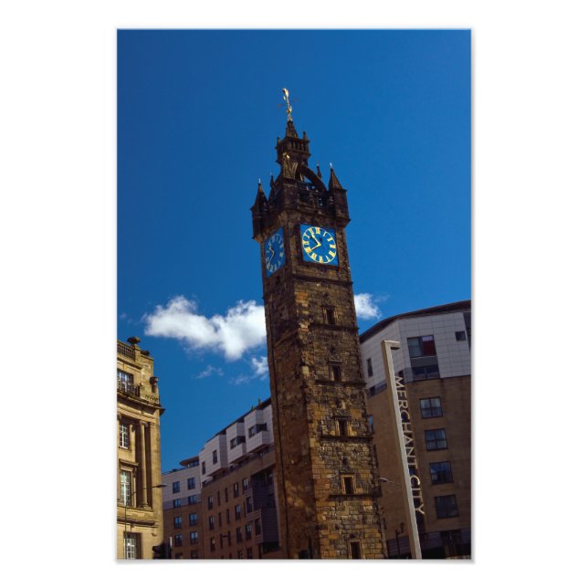 Tolbooth Steeple, Glasgow, Foto Print in Schottlan (Vorne)