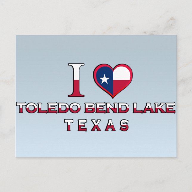 Toledo Bend Lake, Texas Postkarte (Vorderseite)
