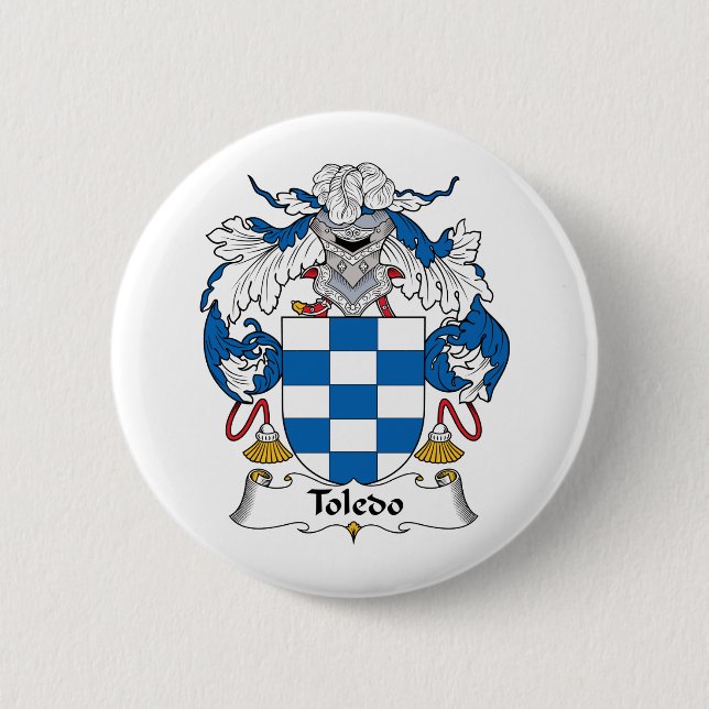 Toledo-Familienwappen Button (Vorderseite)