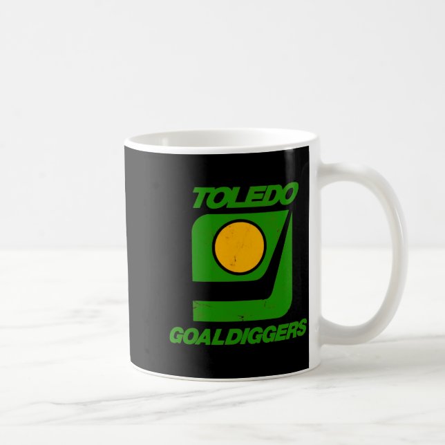 Toledo Goaldiggers 70s80s Hockey Team  Kaffeetasse (Rechts)