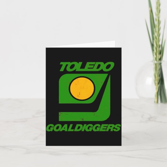 Toledo Goaldiggers 70s80s Hockey Team  Karte (Vorderseite)