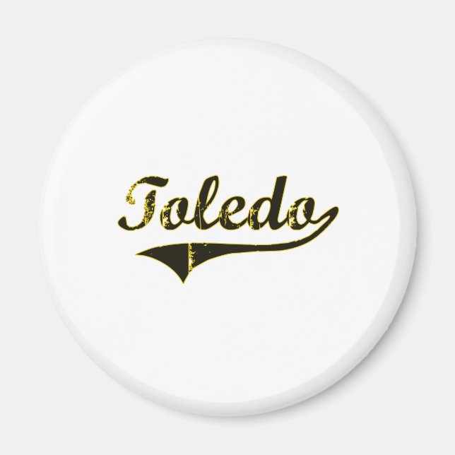 Toledo Iowa Classic Design Magnet (Vorne)