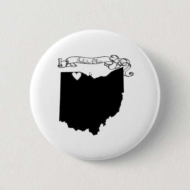 Toledo Ohio Button (Vorderseite)