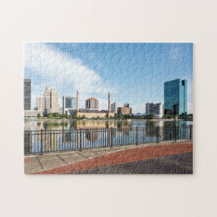 Toledo Ohio City Skyline Puzzle