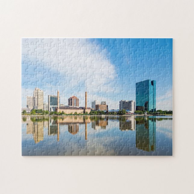 Toledo Ohio City Skyline Puzzle (Horizontal)