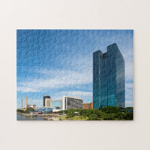 Toledo Ohio City Skyline Puzzle