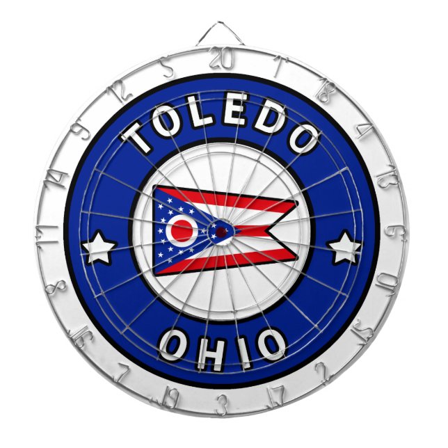 Toledo Ohio Dartscheibe (vorne)