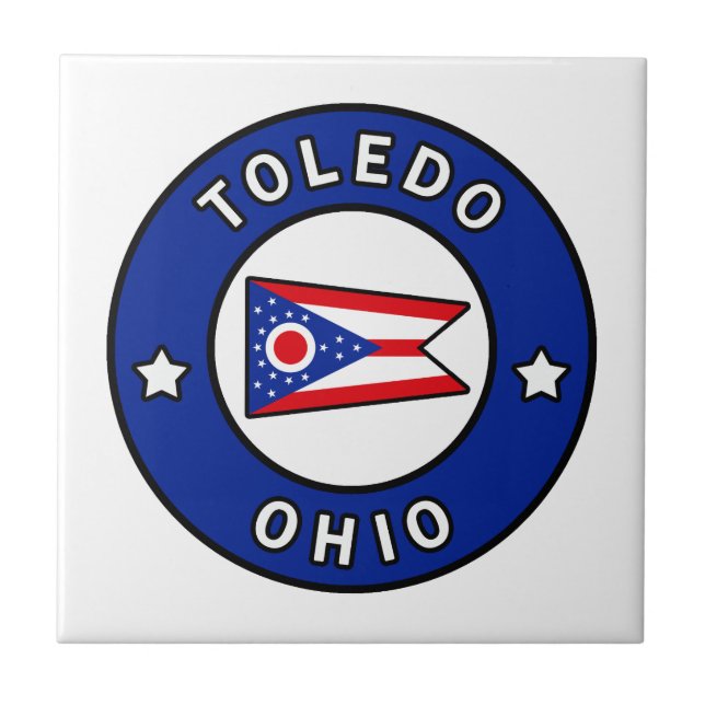Toledo Ohio Fliese (Vorderseite)