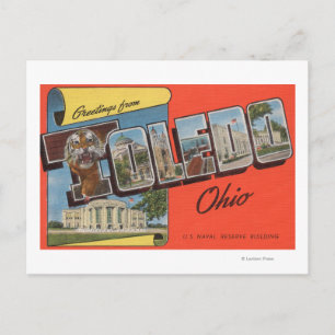 Toledo, Ohio - Gebäude für die US-Marine Postkarte