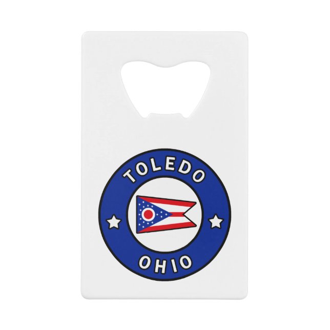 Toledo Ohio Geldbeutel Flaschenöffner (Vorderseite)