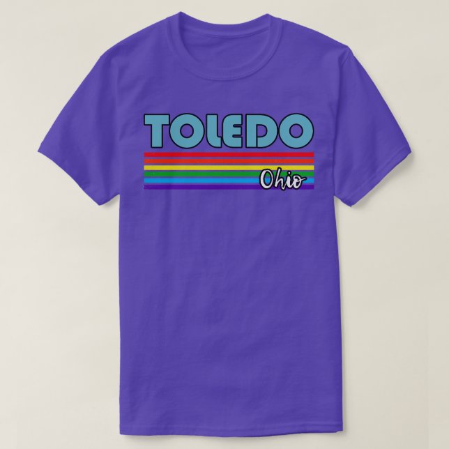 Toledo Ohio Pride Toledo LGBT-Geschenk LGBTQ-Unter T-Shirt (Design vorne)