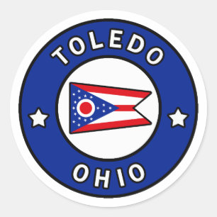 Toledo Ohio Runder Aufkleber