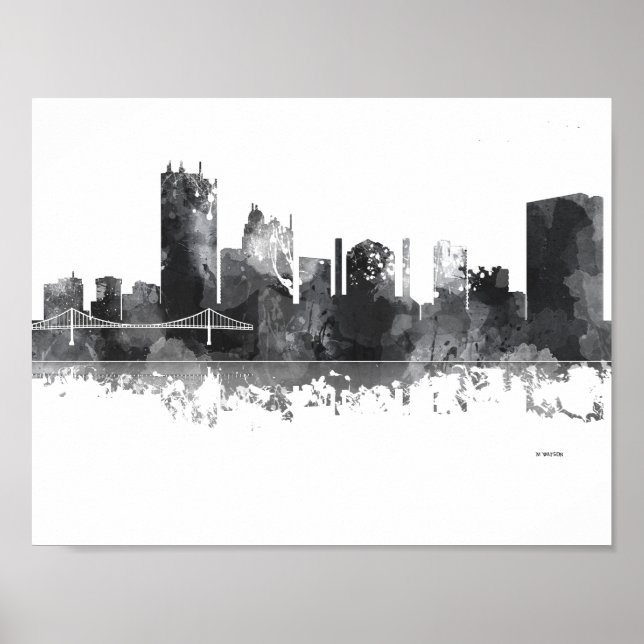 TOLEDO OHIO SKYLINE POSTER (Vorne)