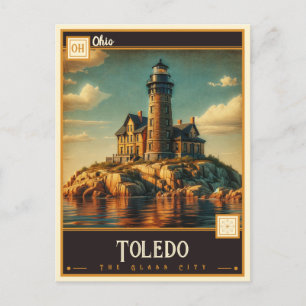 Toledo, Ohio Vintage Postkarte