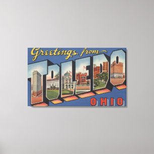 Toledo, OhioLarge Letter ScenesToledo, OH 2 Leinwanddruck