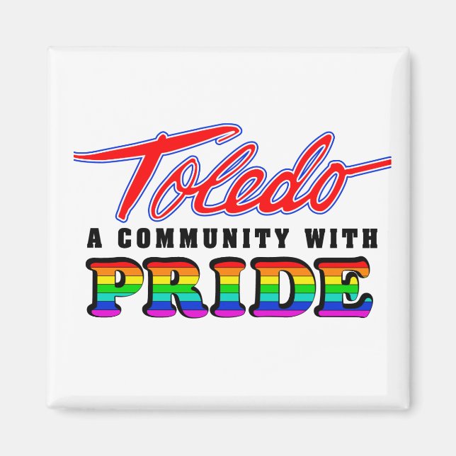 Toledo Pride Magnet (Vorne)
