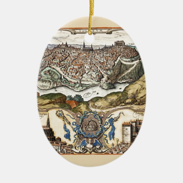 Toledo Spanien 1566 Keramikornament (Vorne)