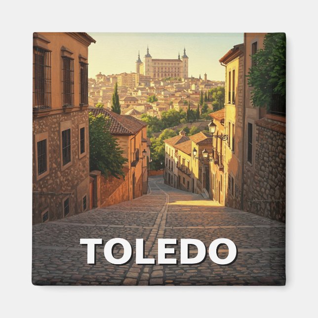 Toledo Spanien Alcazar Reisen Magnet (Vorne)