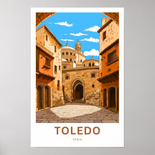 Toledo Spanien Reisen Print Poster