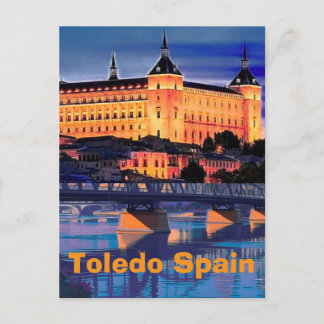 Toledo Spanien Reiseplakat, Spanien Wandbild Druck Postkarte