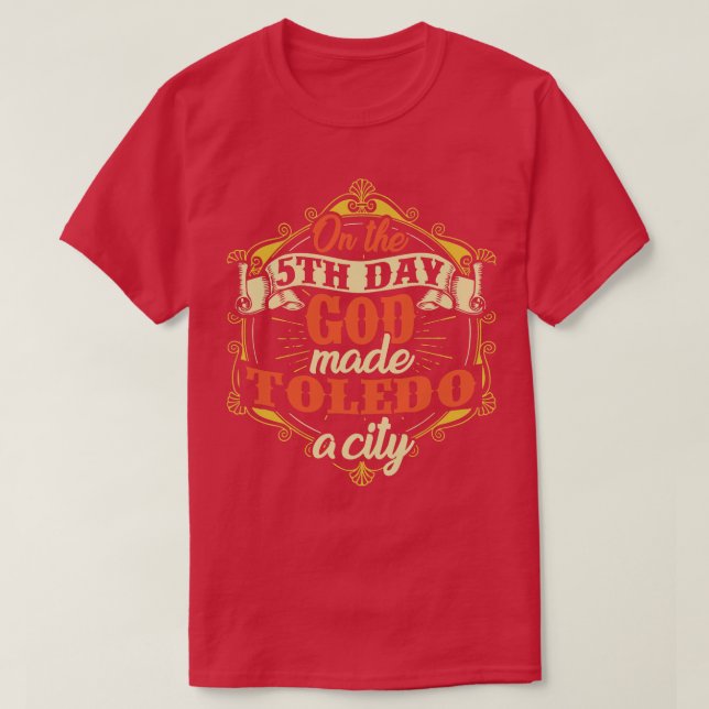 Toledo Stadt Spanien T-Shirt (Design vorne)